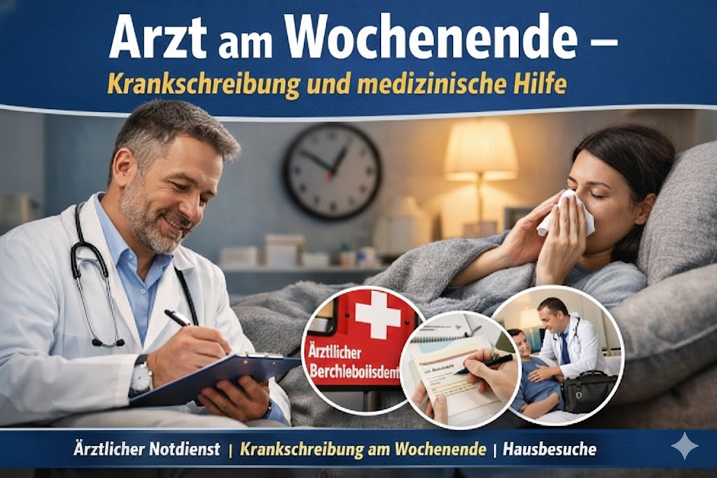 Arzt am Wochenende – Krankschreibung und medizinische Hilfe